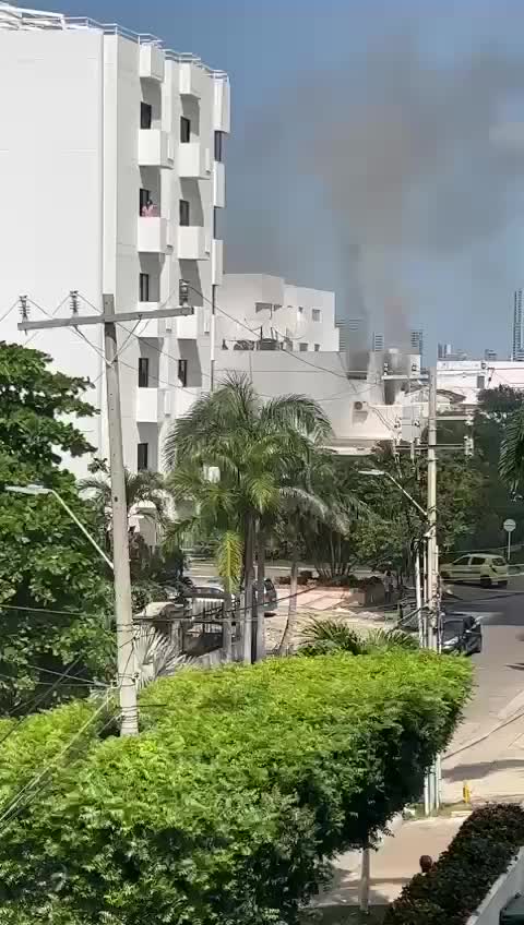 Incendio en Castillogrande