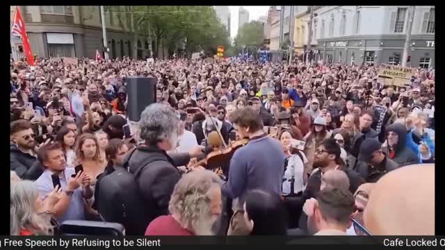 The People's Violinist And The Rebel Doctor: "Heroes". Cafe Locked Out