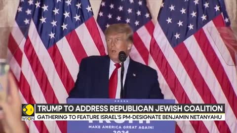 Donald Trump to address Republican Jewish coalition; first speech since announcing 2024 bid - WION