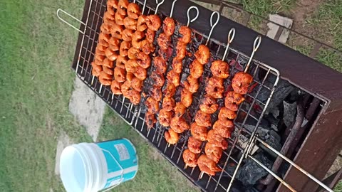 barbecue grilled