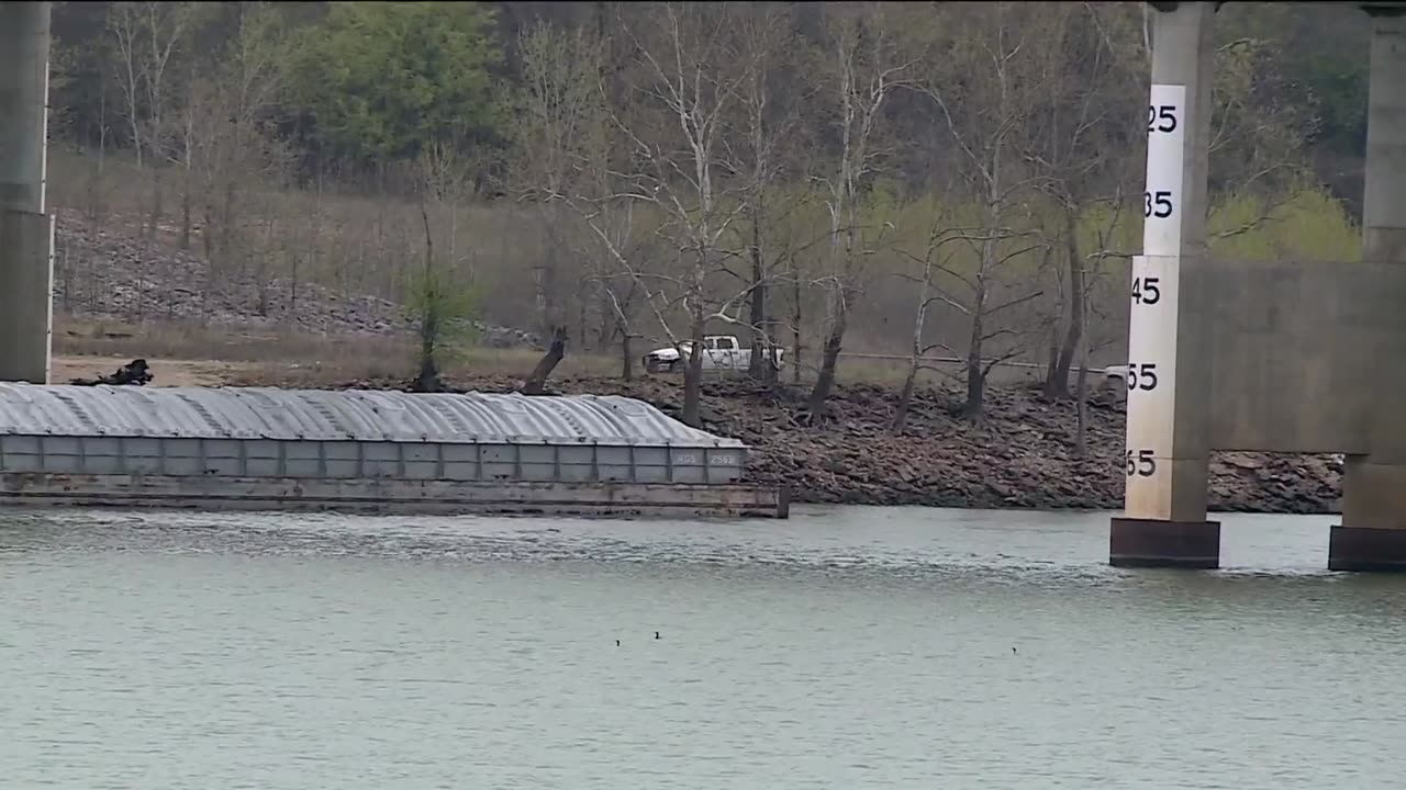 Bridge in Sallisaw, Oklahoma. reopened after being struck by barge