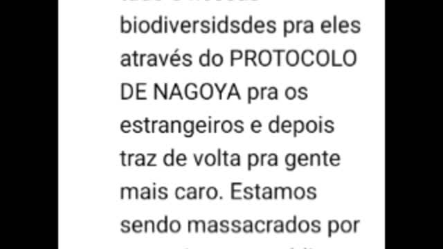 COMENTÁRIO PRA MIM LÁ NO YOUTUBE REFERENTE AOS POLÍTICOS SEBOSOS
