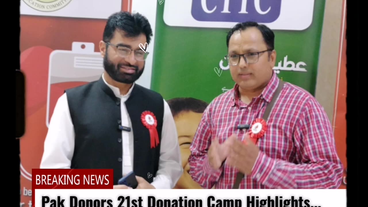 Pak Donors 21st Blood donation Camp