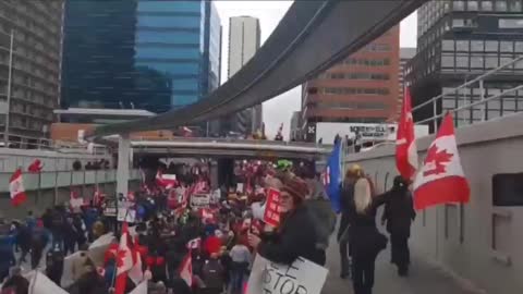 Calgary, Canada out in full force, this is fast becoming a nationwide fight