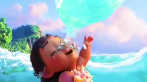 Cute baby moana