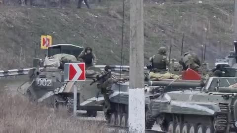 The capture of Kherson by units of Russian forces