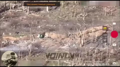 Russian Troops Assault Ukrainian Trenchline