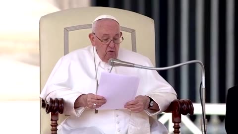 Pope: 'Water💧 cannot be the cause of wars'