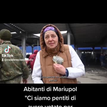 Sentite gli abitanti di Mariuopol