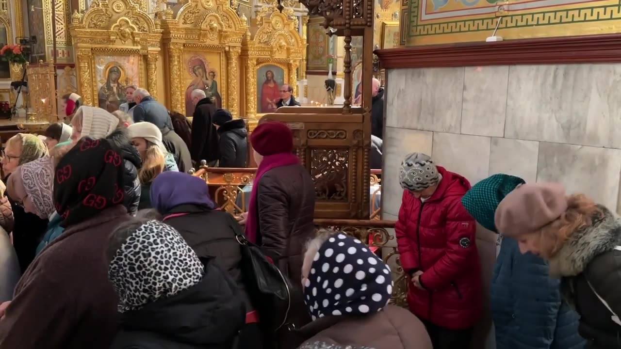 Liturgy of the Early Ordination Gifts in the Holy Assumption Cathedral (Ukrainian Orthodox Church)