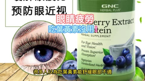 眼睛疲勞 吃葉黃素沒用！