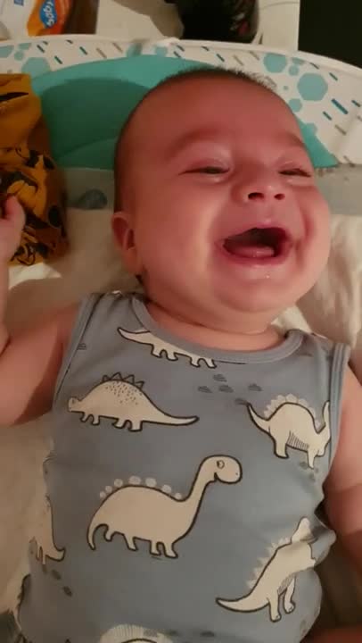Funny Baby laughs