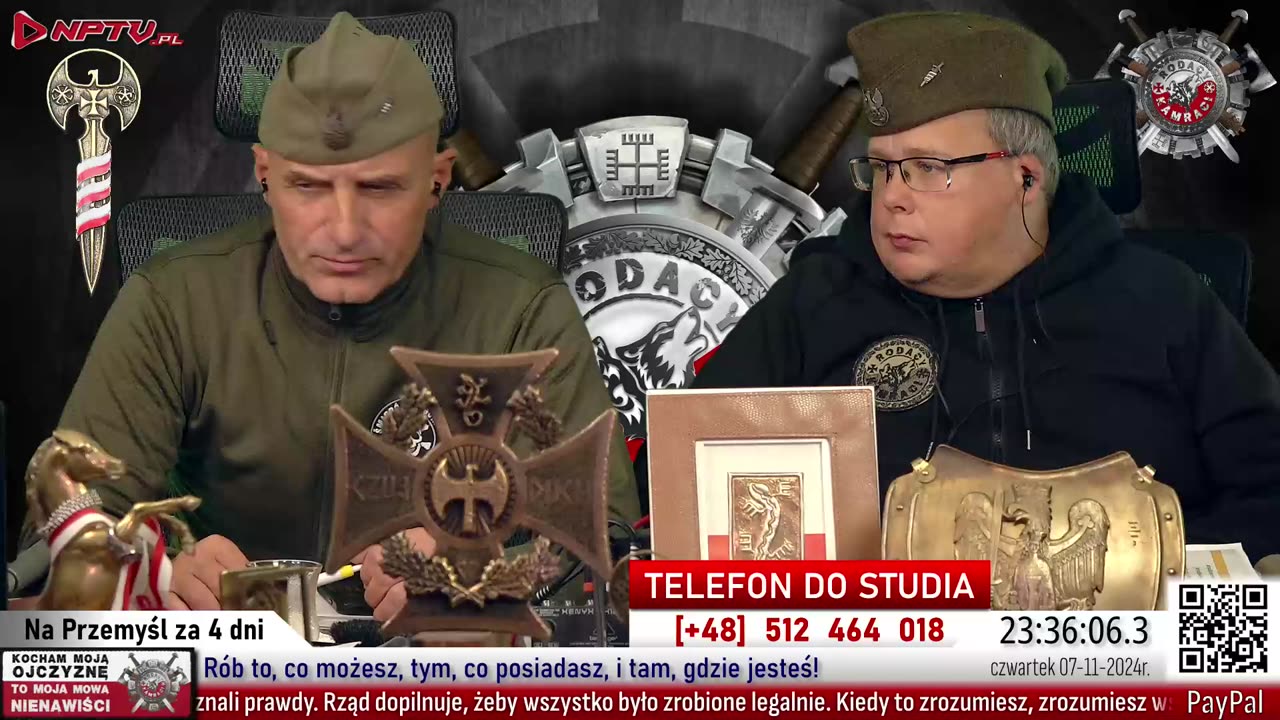 Na Przemyśl za 4dni. Czw 7.11.2024r. W. Olszański, M. Osadowski Rodacy Kamraci NPTV.pl