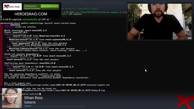 Embed Twitch and Social Icons in React
