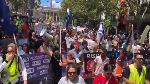 Melbourne Marches Against Covid Tyranny