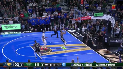 NBA - Giannis swat 🚫 Giannis dunk off the backboard 😤