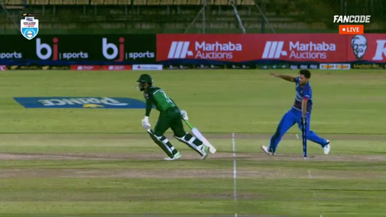 pakistan vs afghanistan 2nd odi last over