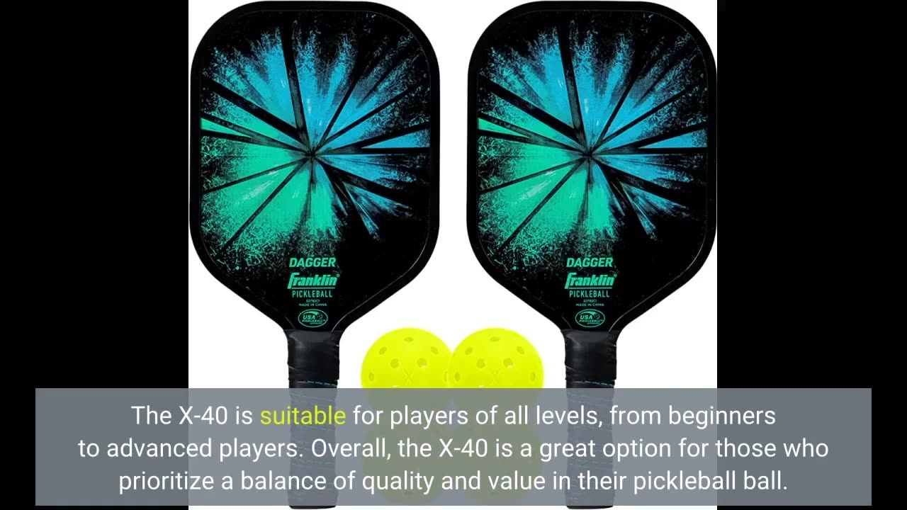 See Compete Review: Franklin Sports Outdoor Pickleballs - X-40 Pickleball Balls - USA Picklebal...