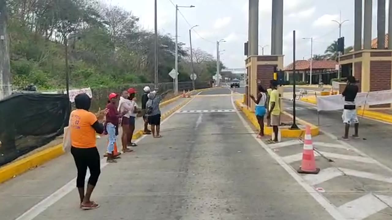 Protesta en peaje marahuaco