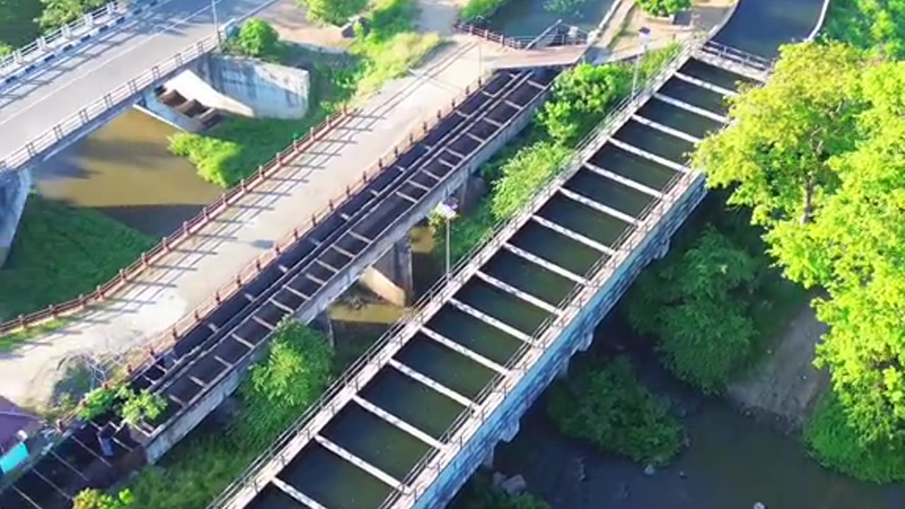 "Beautiful Bridge in the Village 🥰☘️ | Polonnaruwa’s Natural Charm