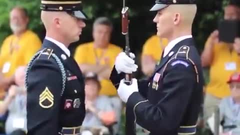 Changing of The Guard, Tomb of The Unknowns, Arlington Virginia