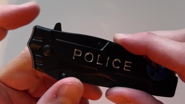 Back the Blue | Tac Force - AO Rescue Knife