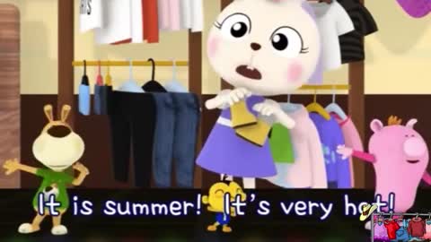 Children's Animation # Clothing What clothes did you wear today?