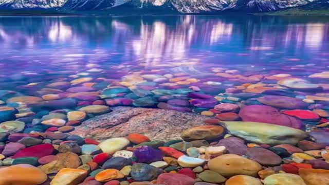 Rainbow pebble