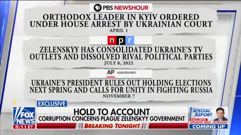 Fox News' Bret Baier Confronts Zelensky Over His Attempts To 'Consolidate Power'