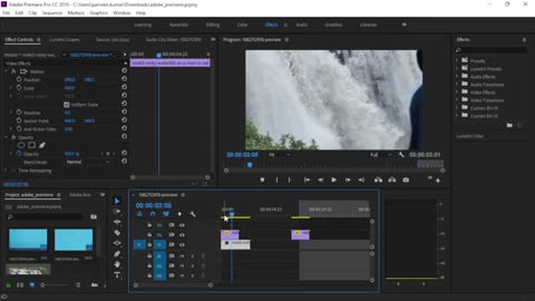 Adobe Premiere Pro – Masking Transition Effect