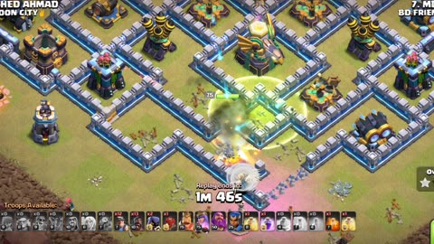 Sneaky goblin queen charge Hybrid th 13 vs 14