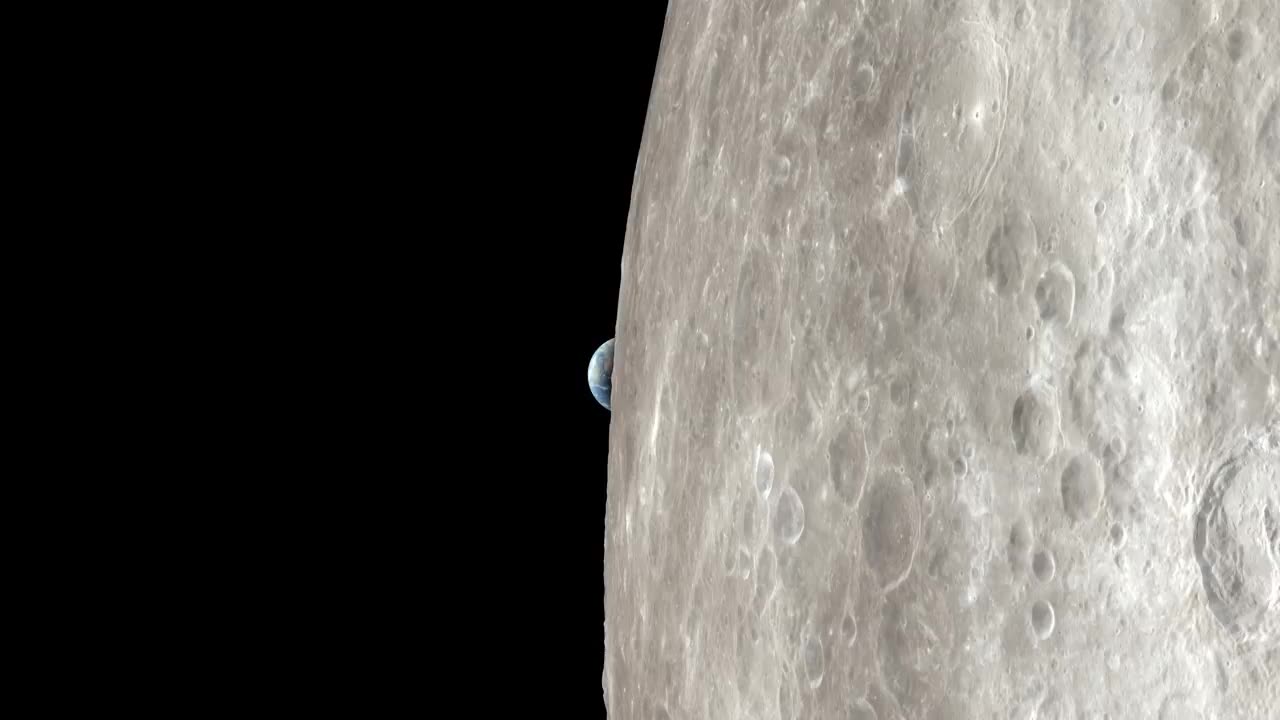 Apollo 13 views of the moon