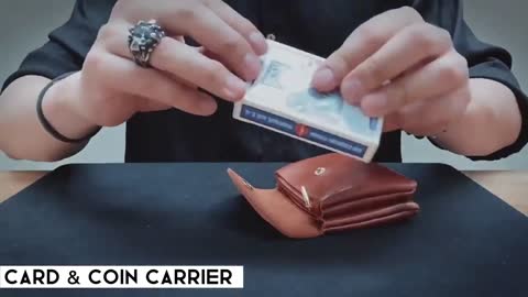 Card & Coin Carrier Magic Trick