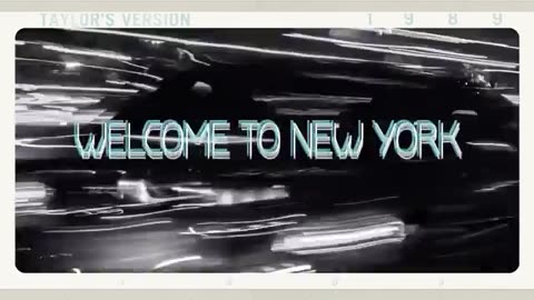 "Taylor Swift - Welcome To New York (Taylor's Version) (Lyric Video) 🗽✨"