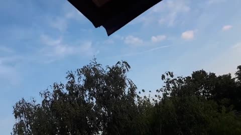 Himmel in Berlin am 26.09.2023 um 18 Uhr