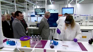 Prince Charles opens new AstraZeneca research center