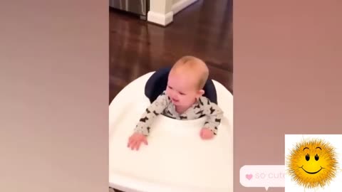 Funny babies laughing hysterically compilation😍