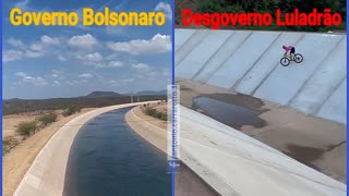 TRANSPOSIÇÃO DO SÃO FRANCISCO - GOVERNO BOLSONARO X GOVERNO LULA