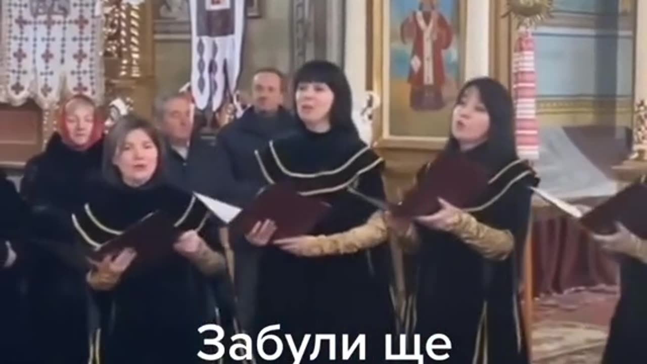 Mše v obsazením pravoslavném kostele na Ukrajině - Nebojme se Moskalů ani Bělorusů