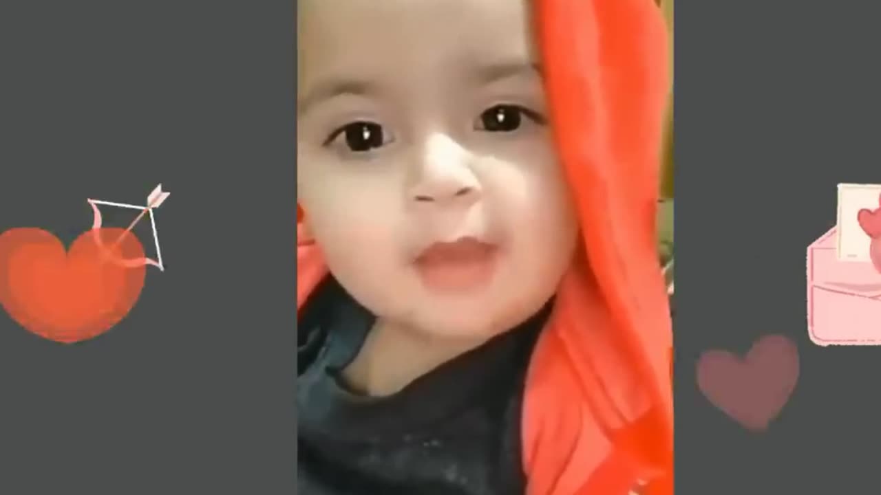 How cute baby video