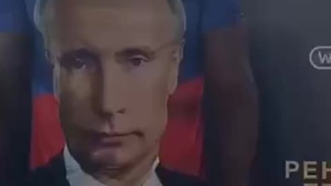 African Man Wearing Putin Shirt