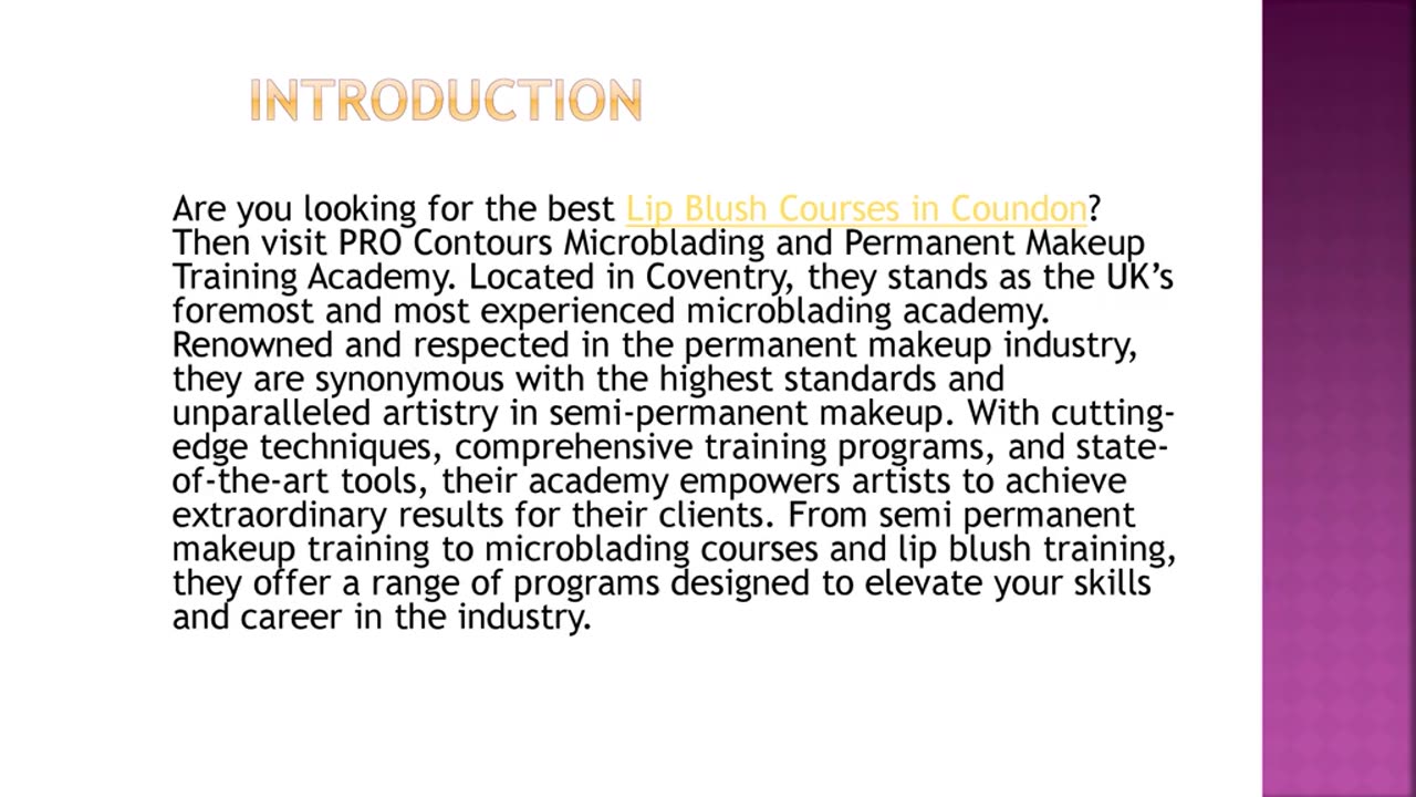 Best Lip Blush Courses in Coundon