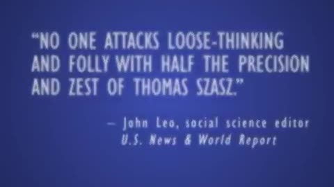 CCHR co-founder, Dr. Thomas Szasz, Professor of Psychiatry Emeritus