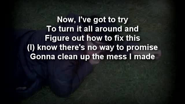 "It's Not Too Late": Lyric Video