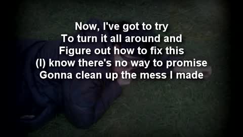 "It's Not Too Late": Lyric Video