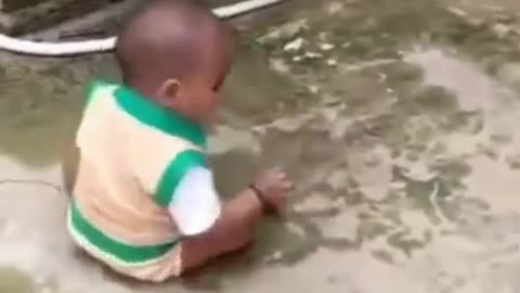 Cute baby dancing