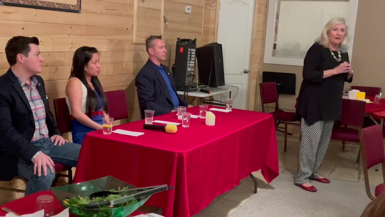 Connie Conway speech at Candidate Forum 3/10/22