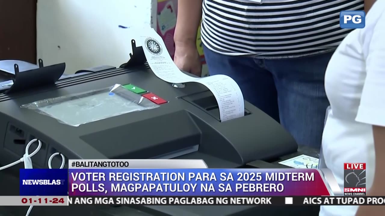 Voter registration para sa 2025 midterm polls, magpapatuloy na sa Pebrero