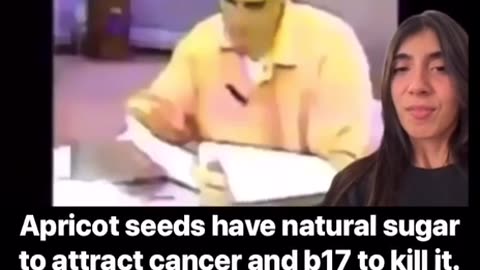 Thrown in jail for five years for selling apricot seeds because they cure cancer...