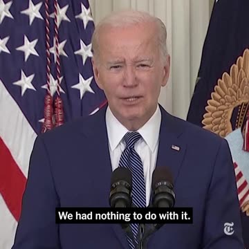 The U.S. and its NATO allies had “nothing to do with” a rebellion by the Wagner : Biden